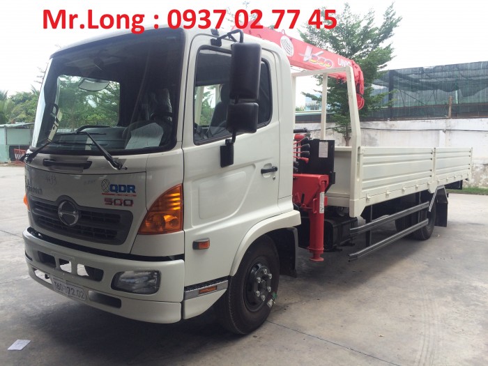 Xe cẩu HINO 6 tấn, Hino cẩu 5 tấn, xe cẩu Hino Fc, Hino Fc gắn cẩu, xe HINO cẩu 4 tấn , xe tải HINO 6T2 gắn cẩu UNIC