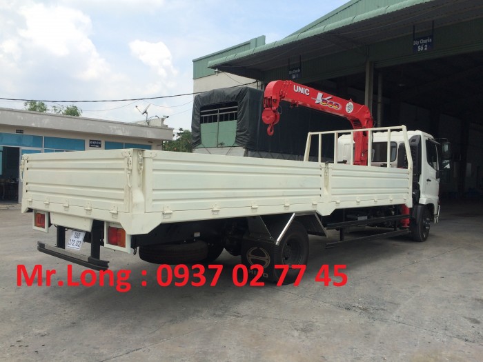 Xe cẩu HINO 6 tấn, Hino cẩu 5 tấn, xe cẩu Hino Fc, Hino Fc gắn cẩu, xe HINO cẩu 4 tấn , xe tải HINO 6T2 gắn cẩu UNIC
