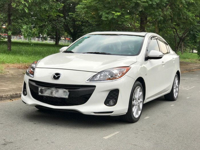 Hàng đẹp hiếm - Mazda 3 full option màu trắng 2012