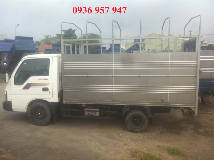 Bán xe tải Thaco Kia K190 thùng mui bạt, xe có sẵn, hỗ trợ trả góp