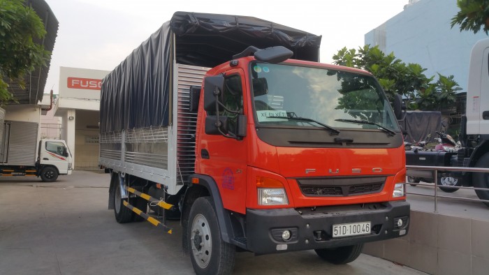 Xe tải Fuso FI 12R (tải trọng 7T) mới đời 2017, có ưu đãi thêm, có xe giao ngay