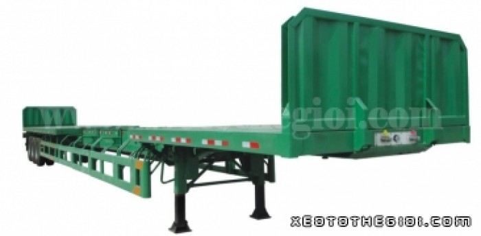 Bán Rơ Mooc tải chở thép ống thép thanh 32tấn 2017, Rơ mooc Doosung