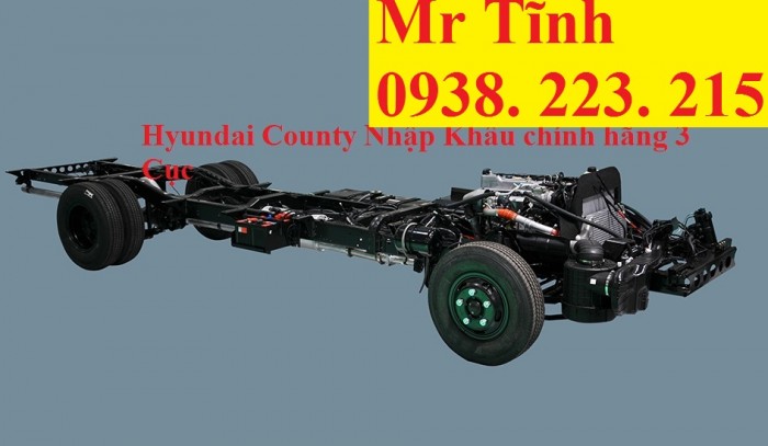 Mua bán xe khách Hyundai County 29 chỗ; bán xe khách 29 chỗ trả góp county hyundai 3 cục