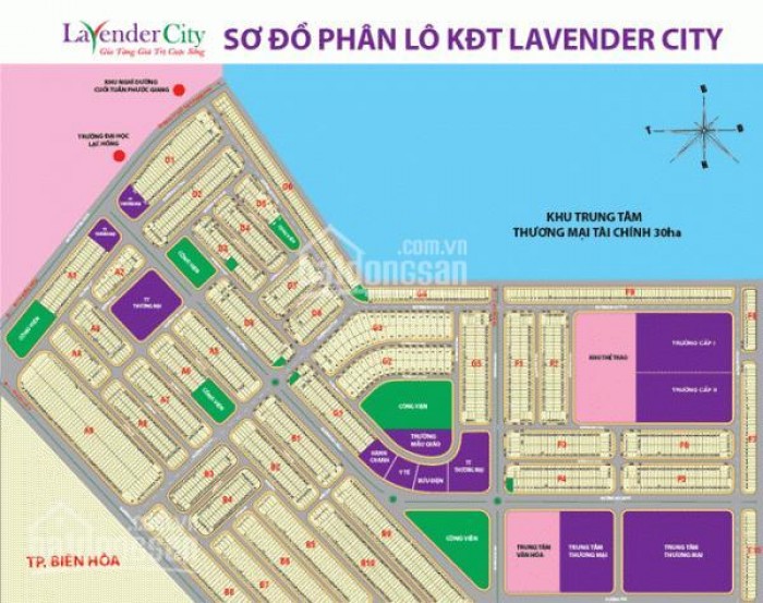 Cần bán đất dự án Lavender Ngay Tttp Mới Biên Hoà, Mt Đường Đồng Khởi, giá ưu đãi 4-6tr/m