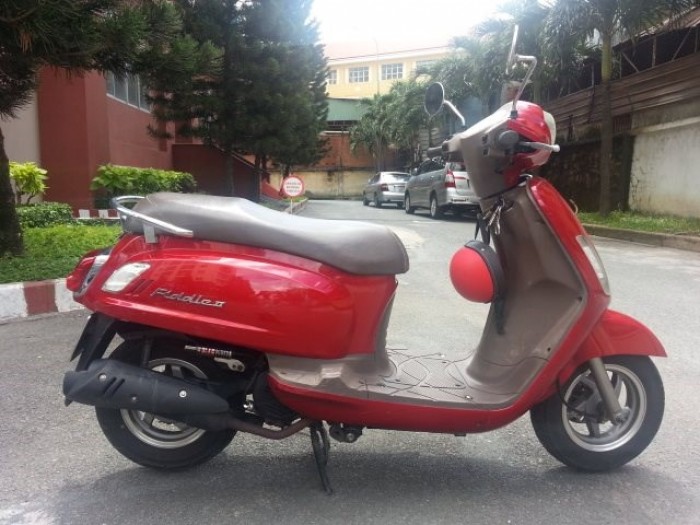 Fiddle II nhập khẩu đời cuối - 125cc, BStp chinh chu chính hãng SYM, màu đỏ đô,thắng đĩa