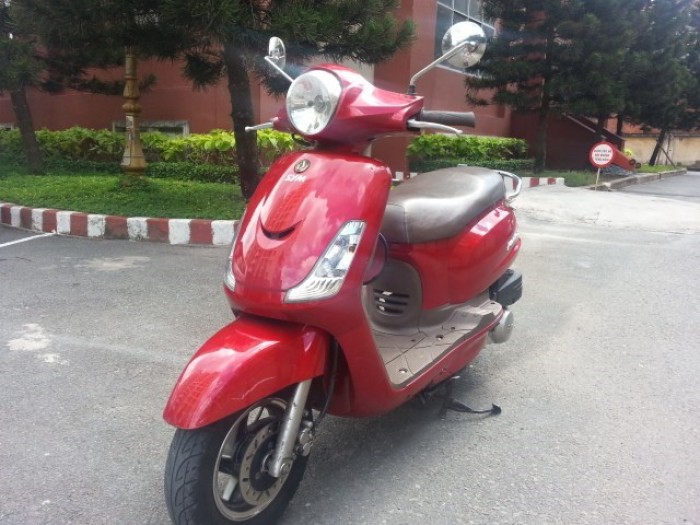 Fiddle II nhập khẩu đời cuối - 125cc, BStp chinh chu chính hãng SYM, màu đỏ đô,thắng đĩa