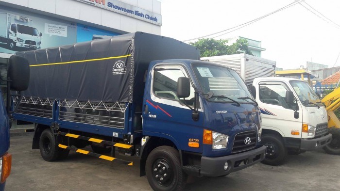 Xe tải Hyundai HD99 thùng mui bạt - Khuyến mãi xe hyundai HD99 - trả góp lãi suất thấp