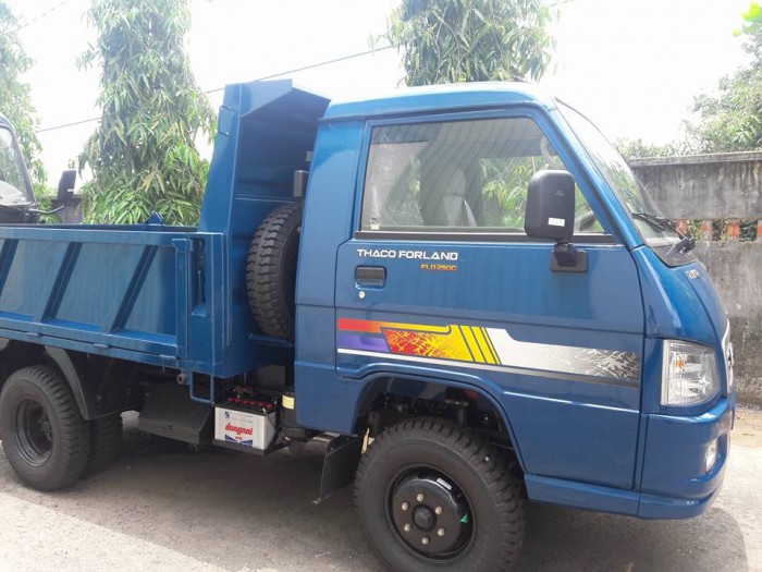 Xe ben 2t5, xe ben 2t5 thaco, giá xe ben 2t5 tốt nhất Tây Ninh