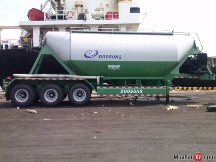 Cung cấp Sơ mi rơ moóc chở xi măng rời - 31m3 (3 trục-có máy nén khí)