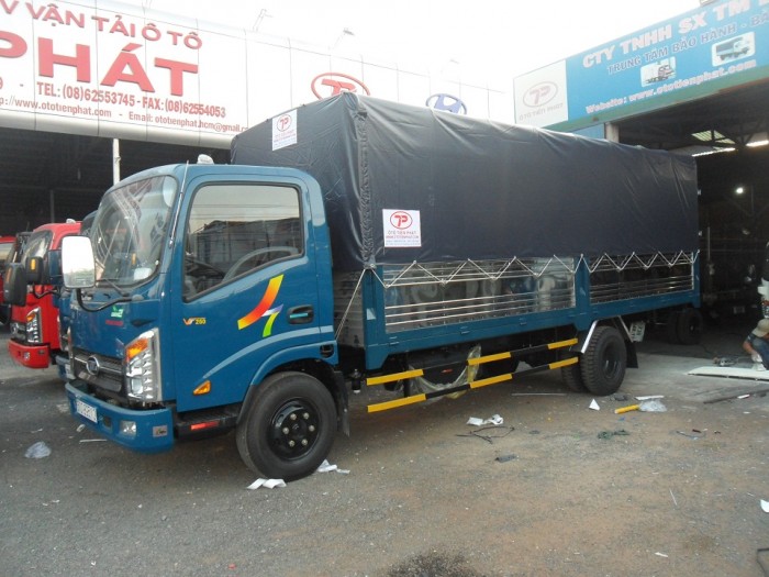 Xe tải Veam 3,5 tấn- máy Hyundai- nhập khẩu Hàn Quốc-kích thước xe 4,9 m