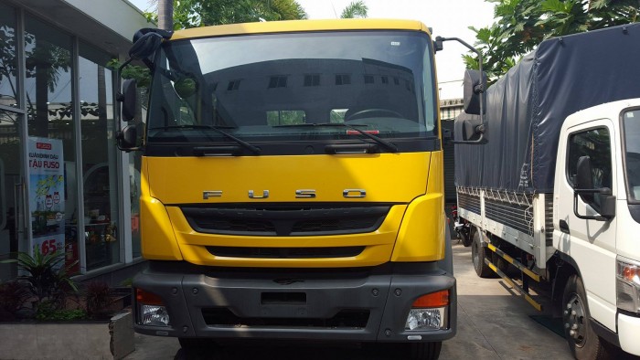 Xe Tải 3 chân Fuso FJ (tải trọng 15 tấn) giá tốt, khuyến mãi phí trước bạ, có xe giao ngay