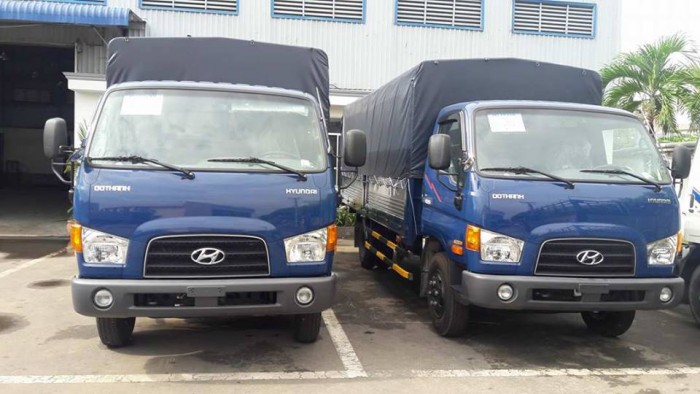 Xe Tải Hyundai HD99 thùng mui bạt - xe hyundai HD99 thùng mui bạt rẻ nhất-  mua xe trả góp 90%