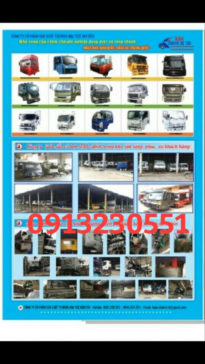 Ca bin các dòng xe tải Howo
