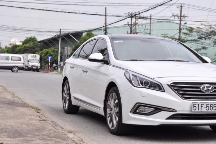 Hyundai Sonata date 2015 màu trắng - Hàng khủng