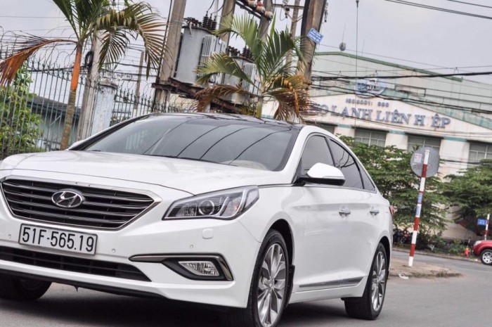 Hyundai Sonata date 2015 màu trắng - Hàng khủng