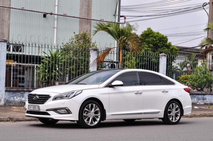 Hyundai Sonata date 2015 màu trắng - Hàng khủng