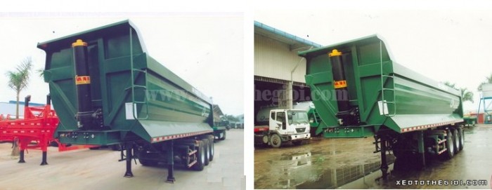 Sơmi rơ móoc ben Doosung DV-DSKS-230FCA-1 28 tấn thùng 24 khối (m3)