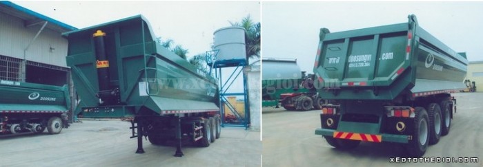 Sơmi rơ móoc ben Doosung DV-DSKS-230FCA-1 28 tấn thùng 24 khối (m3)