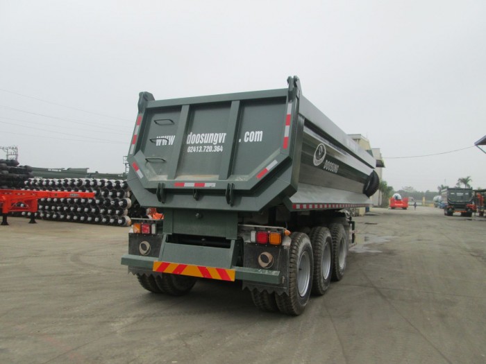 Sơmi rơ móoc ben Doosung DV-DSKS-230FCA-1 28 tấn thùng 24 khối (m3)