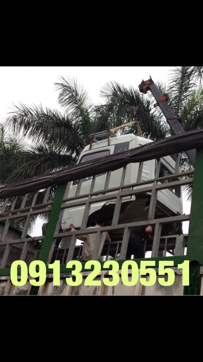 Khách hàng nhận cabin xe tải, xe ben