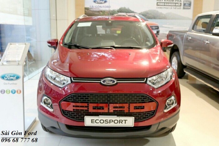 Khuyến Mãi Mua Xe Ford Ecosport Titanium 1.5L, Số Tự Động, Màu Đỏ, Hỗ Trợ Vay 85%, Giao xe ngay