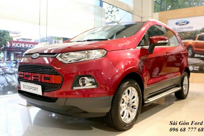 Khuyến Mãi Mua Xe Ford Ecosport Titanium 1.5L, Số Tự Động, Màu Đỏ, Hỗ Trợ Vay 85%, Giao xe ngay