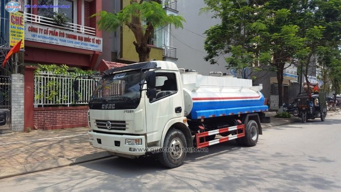 Xe bồn chở xăng dầu Hino FM dung tích 18.5 khối.
