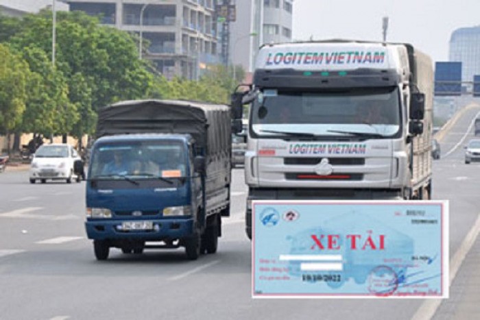 Làm phù hiệu cho xe tải, xe đầu kéo các loại