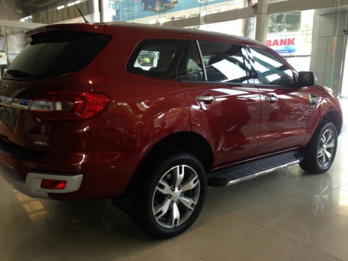 Khuyến Mãi Mua Ford Everest Trend, Số Tự Động, Màu Đỏ, Hỗ Trợ Vay 85%, Giao Xe Ngay