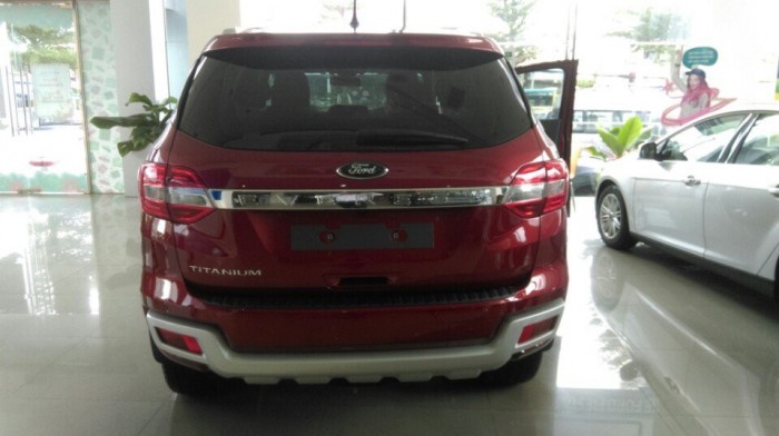 Khuyến Mãi Mua Ford Everest Trend, Số Tự Động, Màu Đỏ, Hỗ Trợ Vay 85%, Giao Xe Ngay