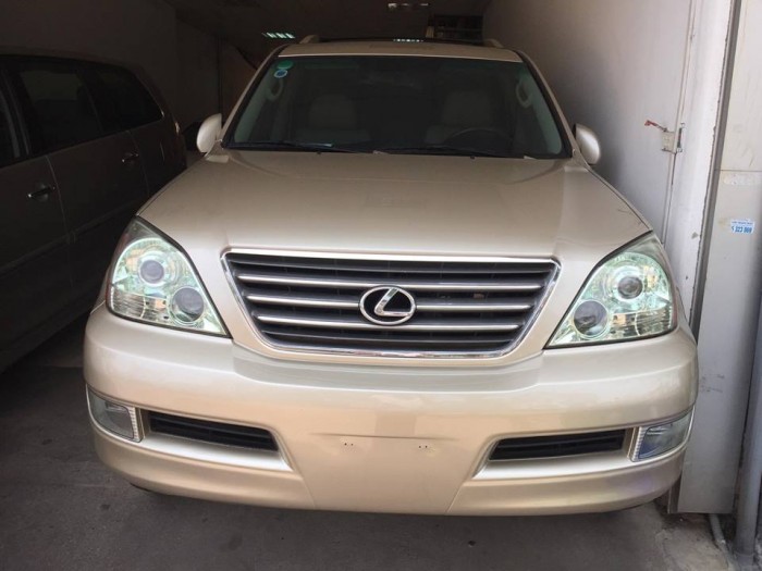 Lexus GX 470 V8 màu vàng, sản xuất 2007, đăng ký lần đầu 2008 , 2 cầu ,