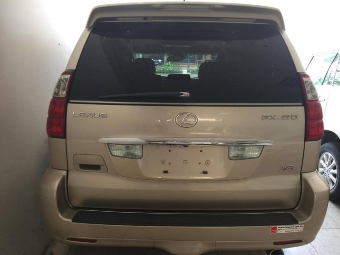 Lexus GX 470 V8 màu vàng, sản xuất 2007, đăng ký lần đầu 2008 , 2 cầu ,