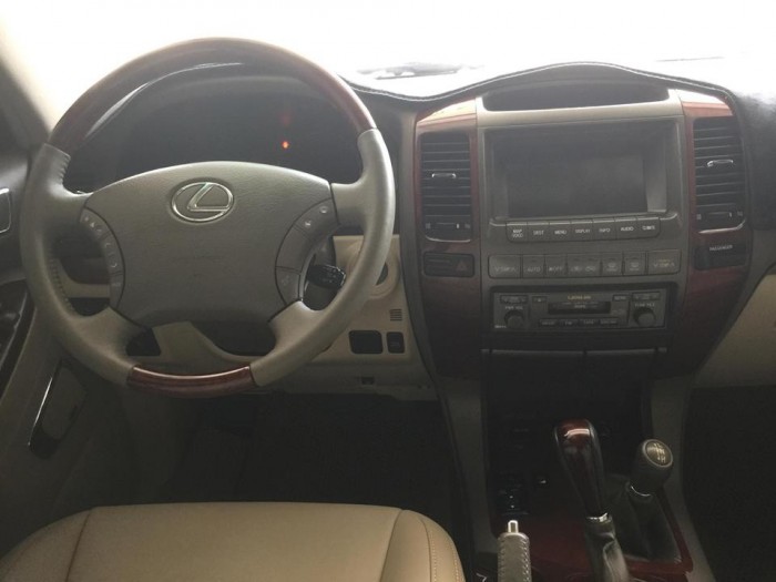 Lexus GX 470 V8 màu vàng, sản xuất 2007, đăng ký lần đầu 2008 , 2 cầu ,