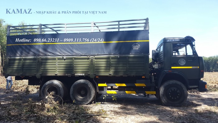 Tải thùng Kamaz 15 tấn | Bán xe tải thùng Kamaz 53229 tại Bình Phước [ Trả góp 70%]