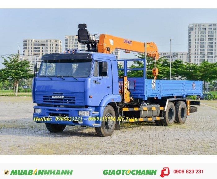 Xe tải cẩu Dinex 7 tấn | Bán xe tải gắn Cẩu 7 tấn