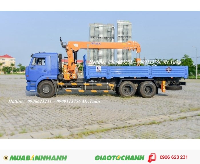 Xe tải cẩu Dinex 7 tấn | Bán xe tải gắn Cẩu 7 tấn