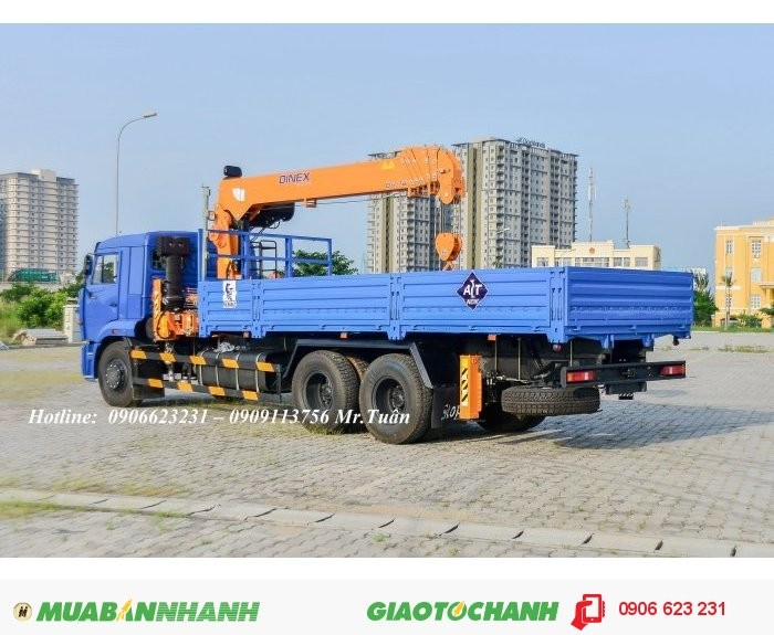 Xe tải cẩu Dinex 7 tấn | Bán xe tải gắn Cẩu 7 tấn