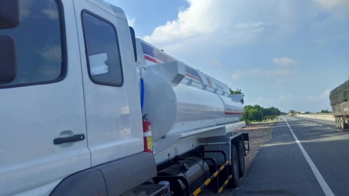 Xe Fuso bồn chở xăng thể tích 18000lit/18 khối