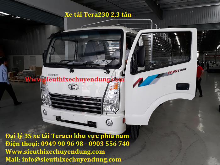 Xe tải Tera230 thùng mui bạt