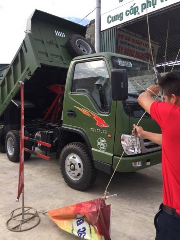 Xe tải tự đổ Việt trung 2 cầu 3,48 tấn