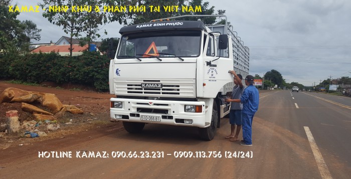 Tải thùng Kamaz 15 tấn/ Bán tải thùng Kamaz 65117 tại Bình Dương