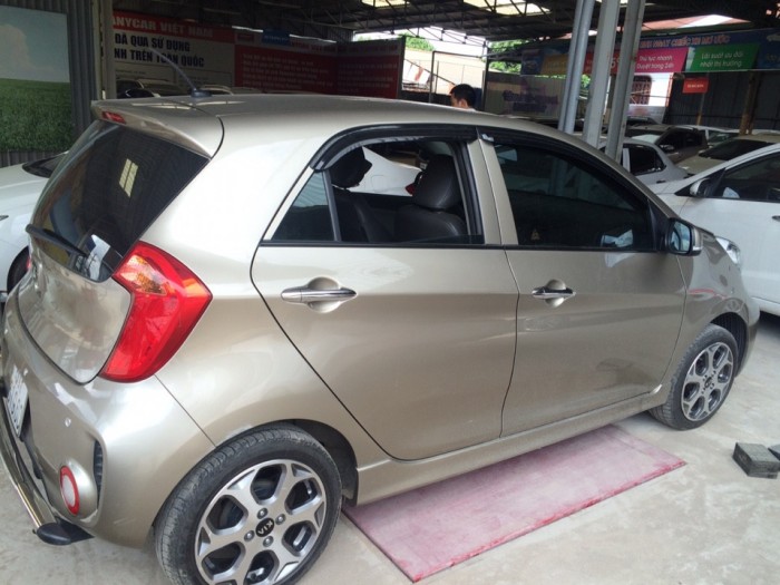 Bán Morning Si 1.25AT, số tự động, đời 2016, màu vàng cát giá 385tr, bao test xe