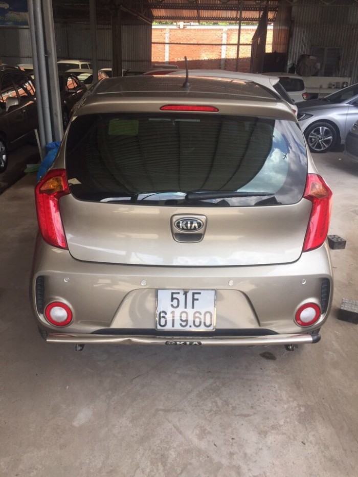 Bán Morning Si 1.25AT, số tự động, đời 2016, màu vàng cát giá 385tr, bao test xe