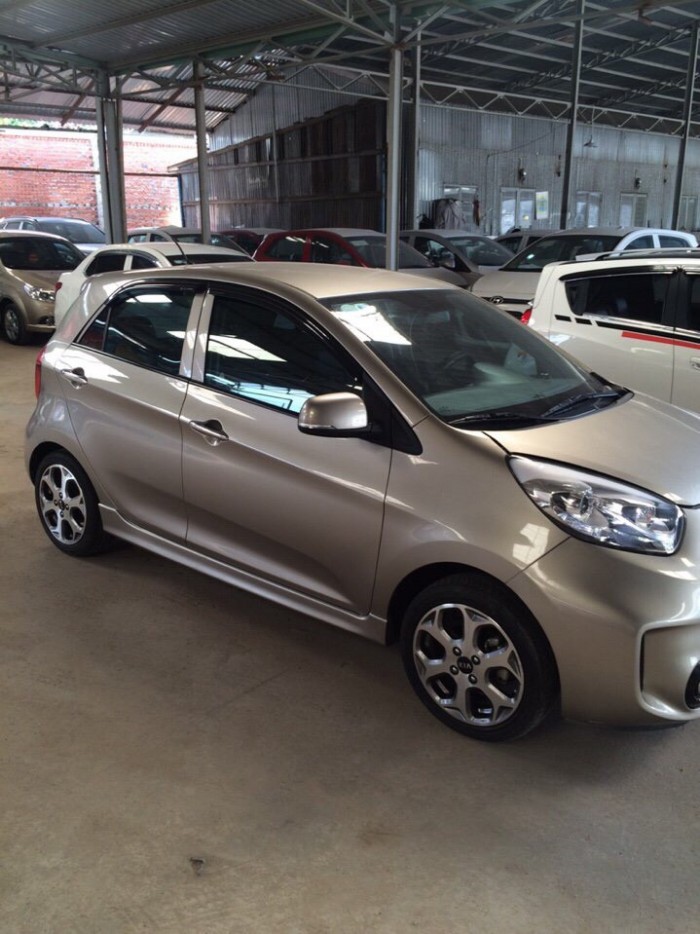 Bán Morning Si 1.25AT, số tự động, đời 2016, màu vàng cát giá 385tr, bao test xe
