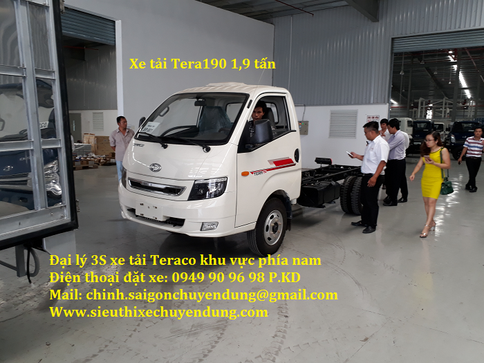 Xe tải Tera190 1,9 tấn thùng lửng