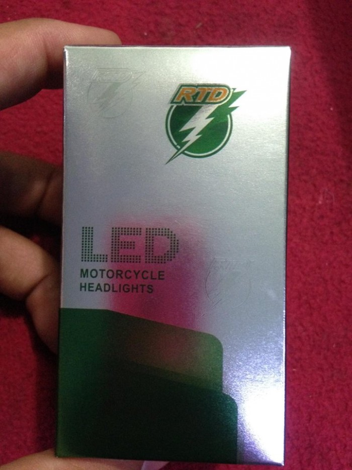 Đèn Pha Xe Máy 3 LED Hãng RTD Chân H4