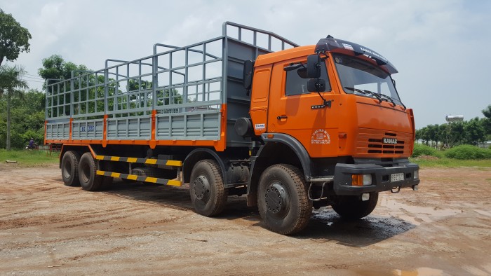 Bán xe tải thùng Kamaz 6540 (8x4) nhập khẩu (Loại 17,9 tấn/ 30 tấn),  Tải thùng Kamaz 4 giò nhập khẩu