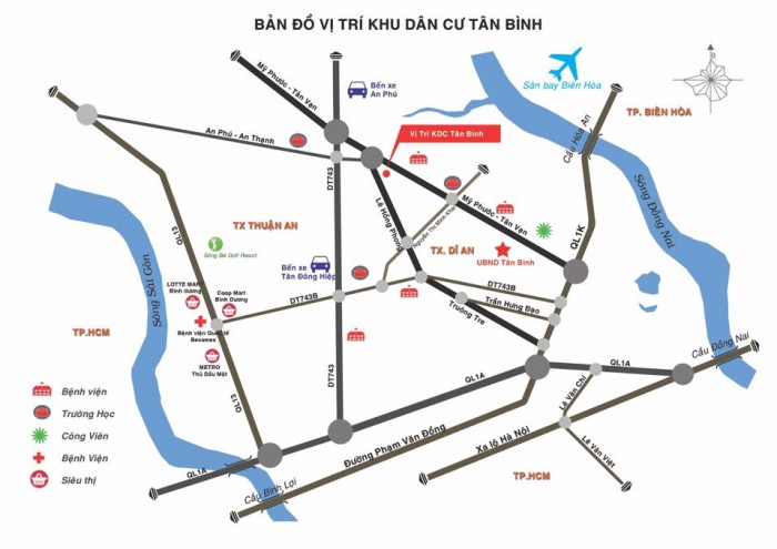 Bán đất nền dự án Khu đô thị Đông Bình Dương