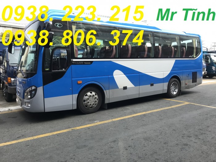 Giá bán xe 29 chỗ bầu hơi thaco mới nhất thaco tb82 2017