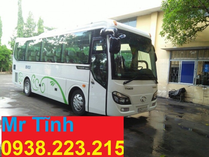 Giá bán xe 29 chỗ bầu hơi thaco mới nhất thaco tb82 2017